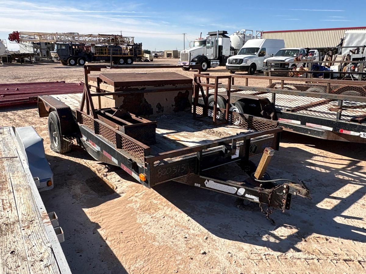 Used 2011 DIAMOND C 18’ X 7’ T/A BUMPER PULL UTILITY TRAILER