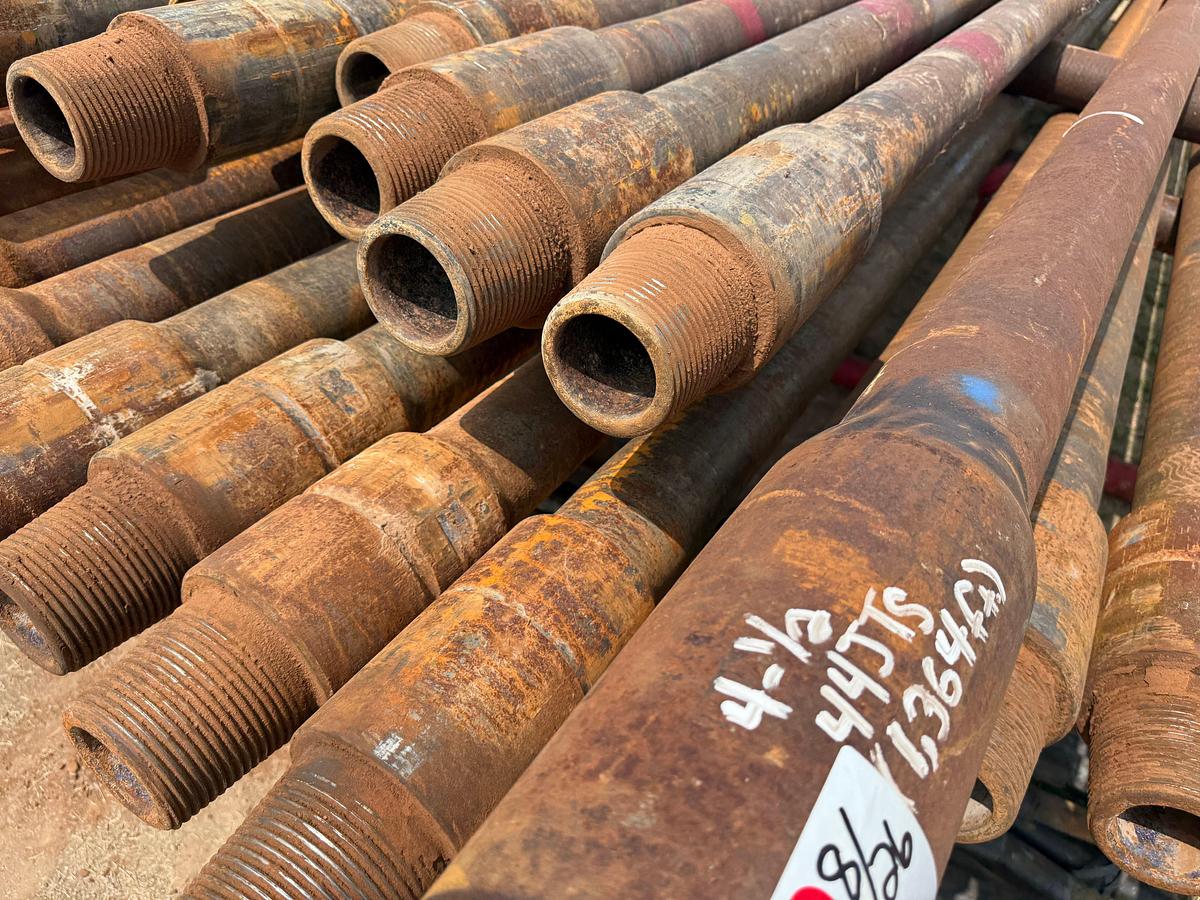 Used (1,364 FT X $) (44-JTS) 4-1/2” RANGE 2 W/ 4-1/2” XH DRILL PIPE