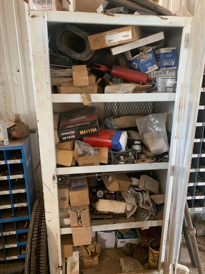 Used 4 Row Cabinet w/ all it’s Contents