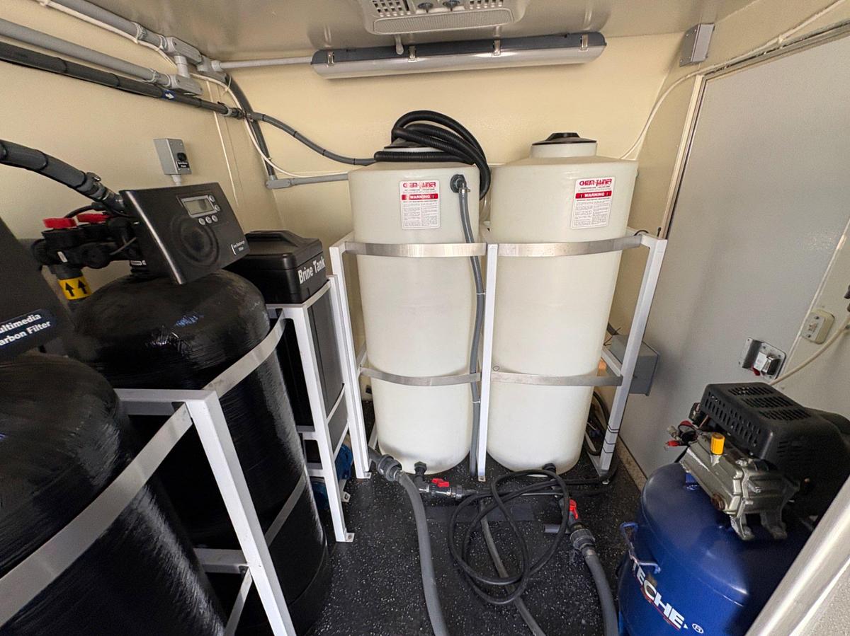 Used 2019 CARSON CUSTOM BUILT 7X14 MOBILE BRACKISH WATER TREATMENT SYSTEM 10000GPD T/A BUMPER PULL TRAILER