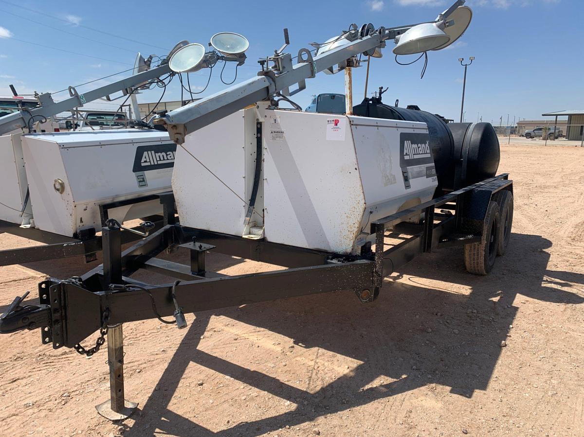 Used Allmand MAXI-LITE SHO-HD 20kw Light Tower Combo Trailer
