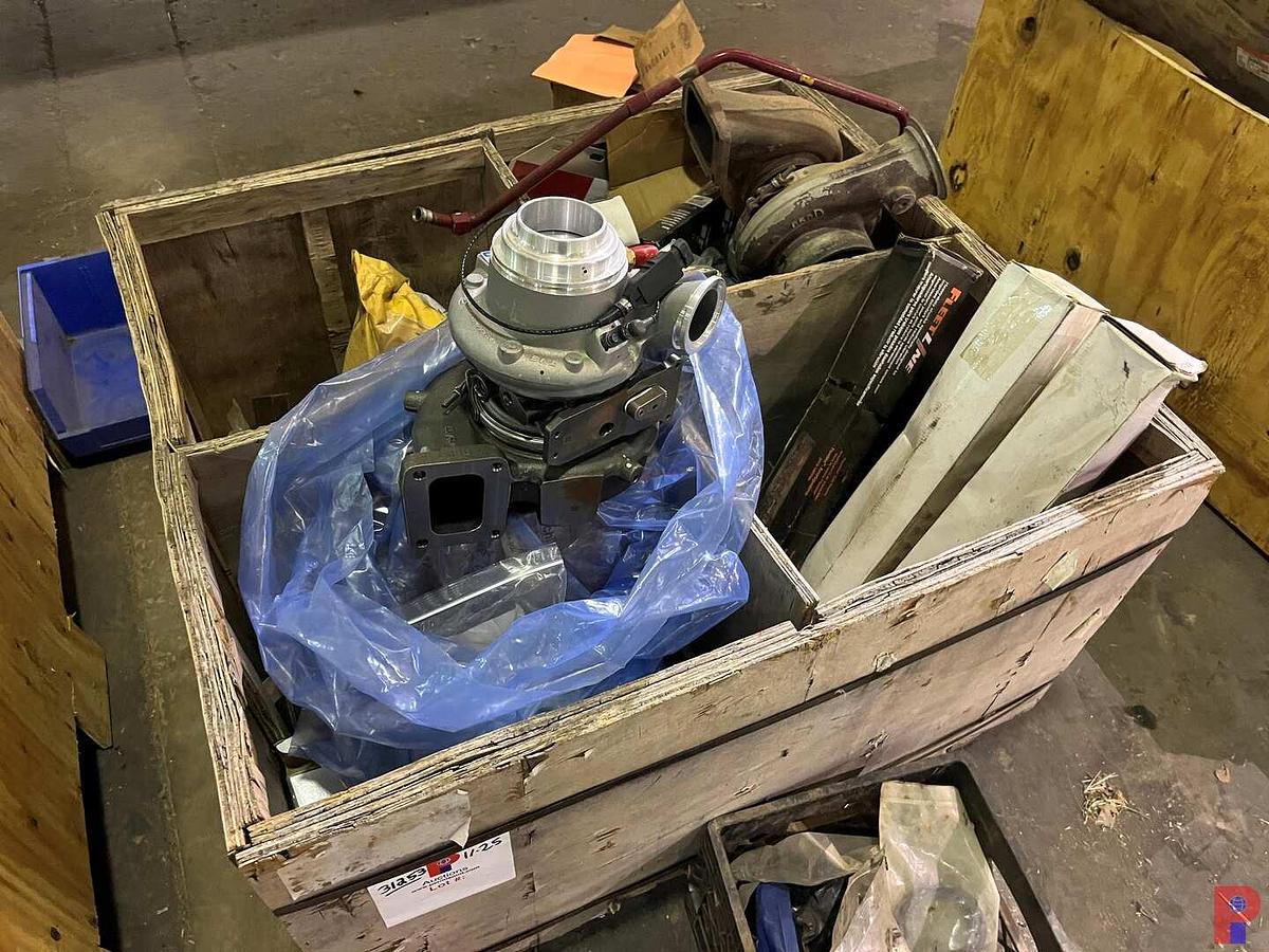 Used (2) CRATES W/ TRUCK PARTS, COIL TUBING RELATED PARTS & SUPPLIES