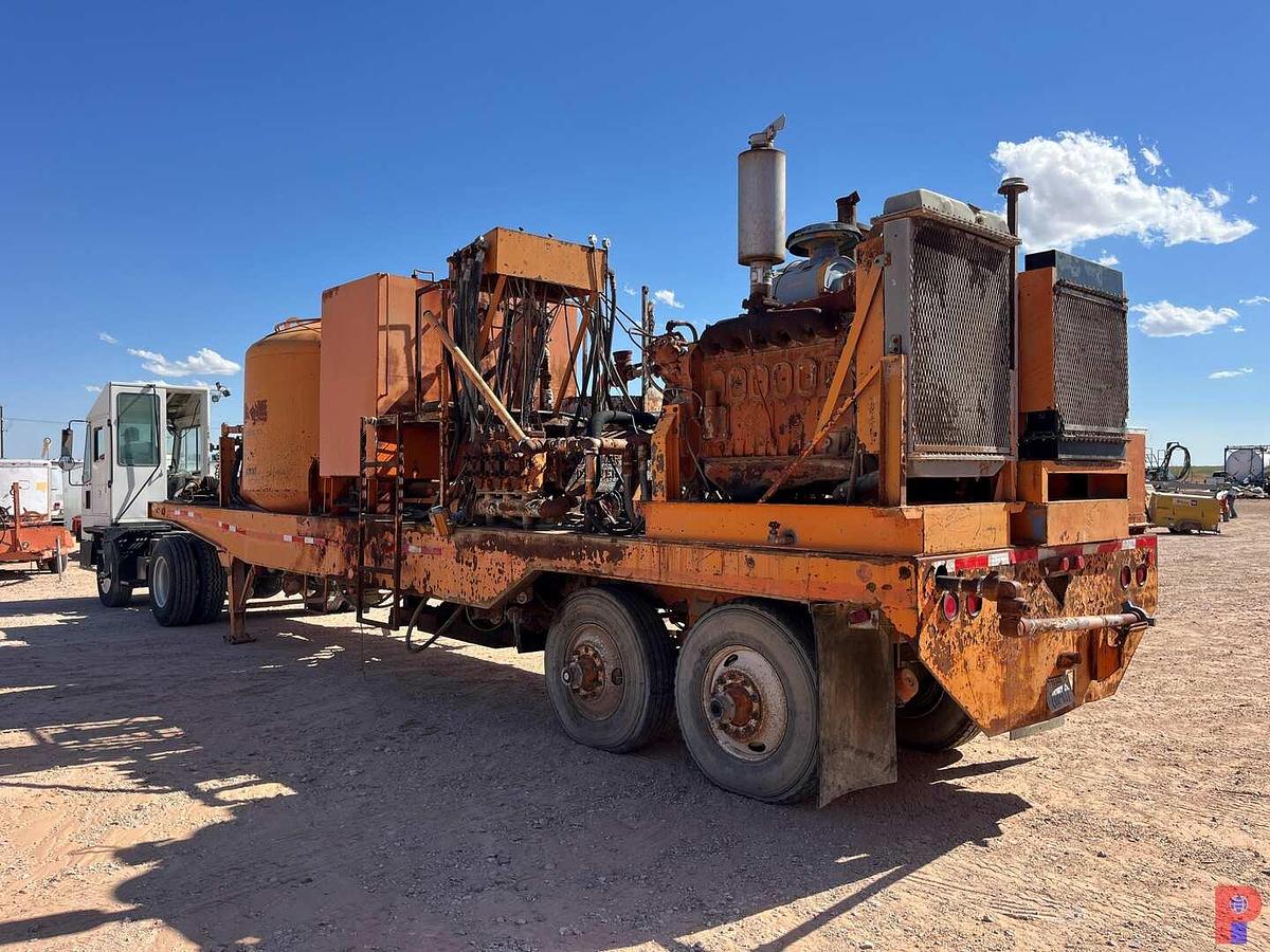 Used 2010 SHOPBUILT T/A CEMENT PUMP TRAILER