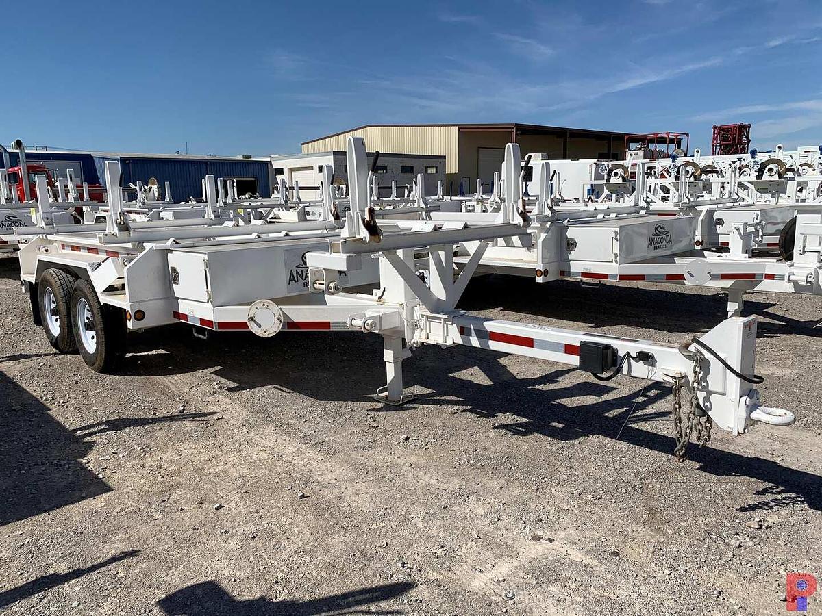 Used 2017 BROOKS BROTHERS TRAILERS 21’ T/A PINTLE HITCH POLE TRAILER