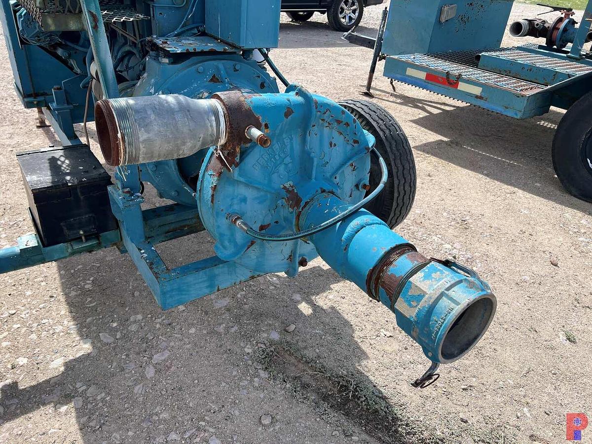 Used DEUTZ MODEL  F5L912 5-CYLINDER DIESEL ENGINE MTD ON A  SHOPBUILT SINGLE AXLE TRAILER