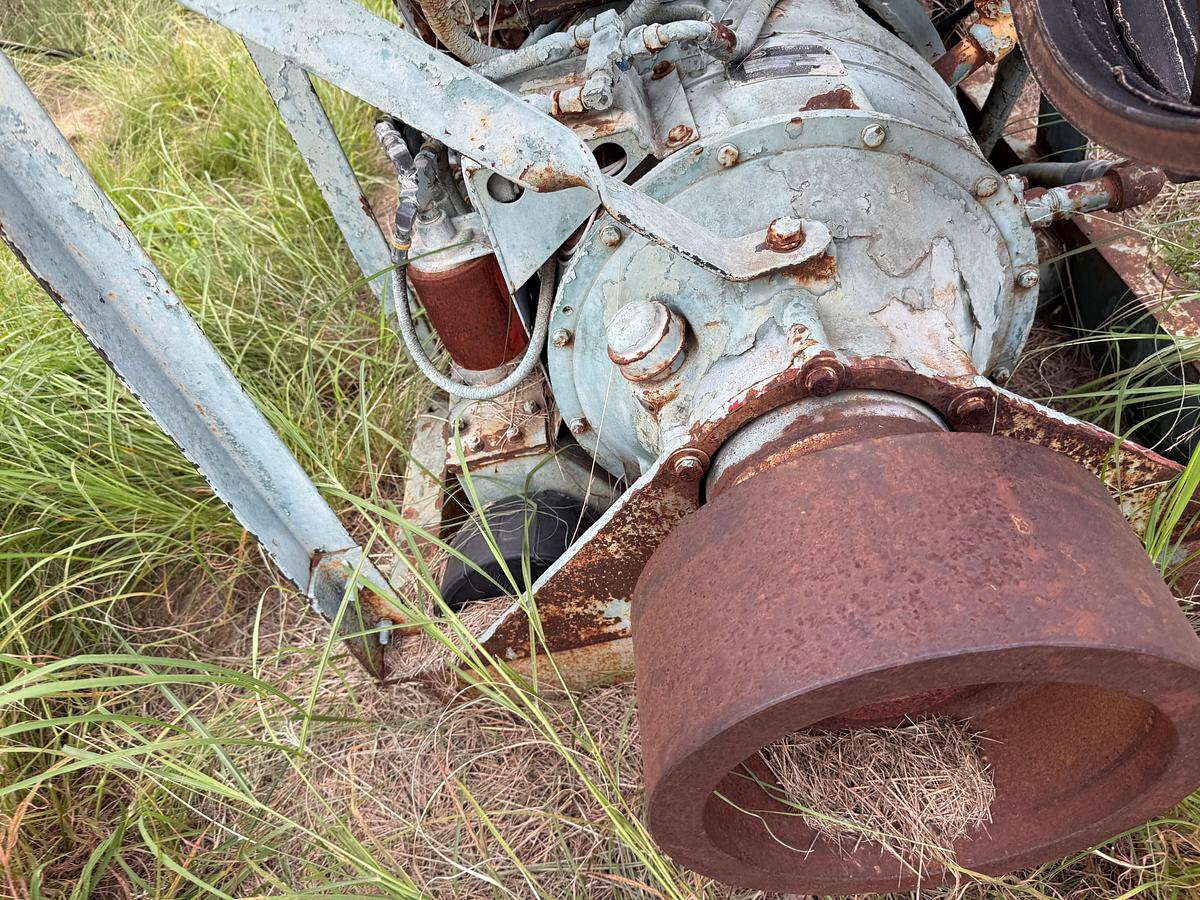 Used DETROIT 6V92T ENGINE W/ TWIN DISC F-10017-TC1 TORQUE CONVERTER & RADIATOR, SKIDDED