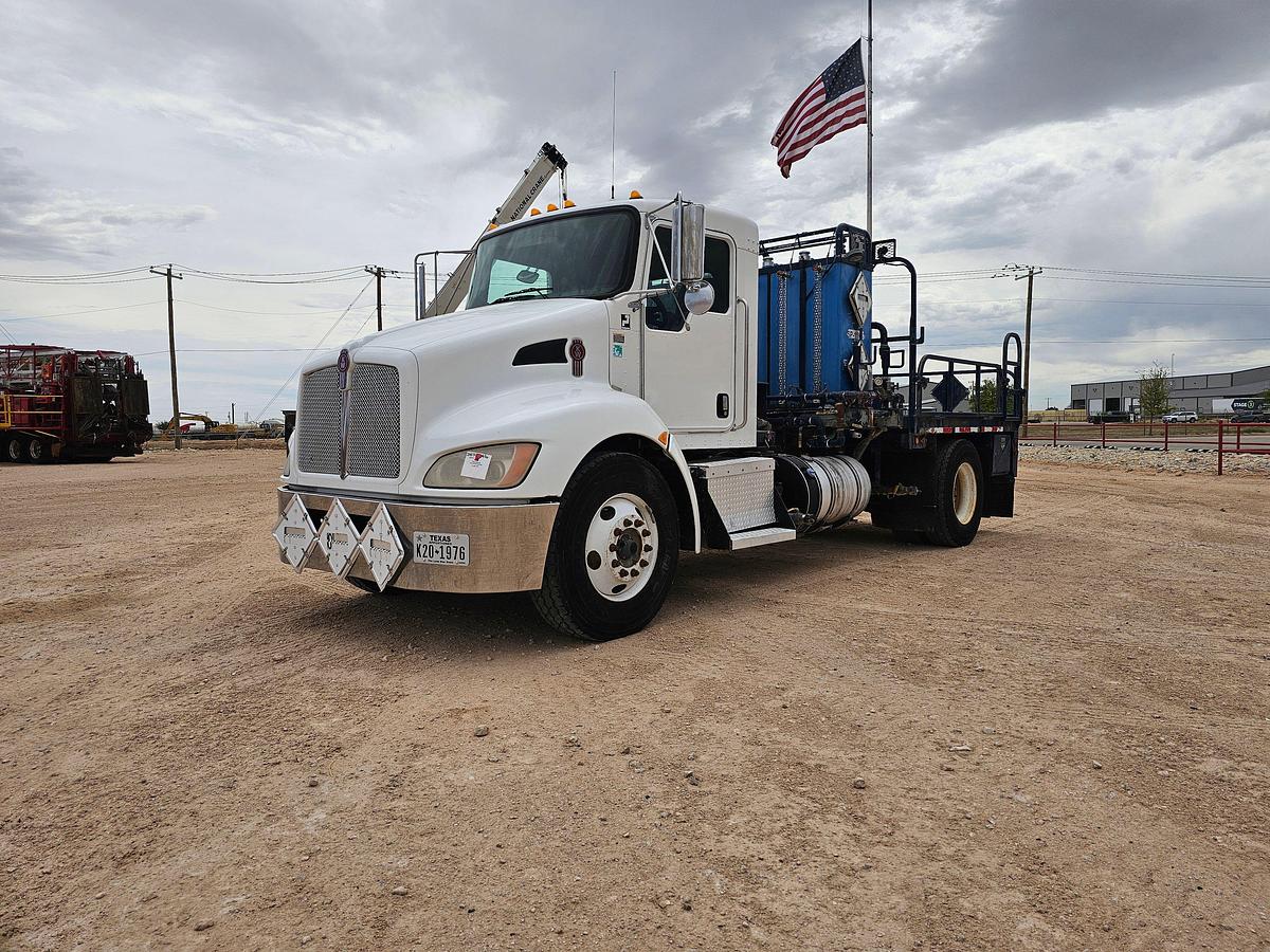 Used 2013 KENWORTH T370 S/A DAYCAB CHEMICAL TREATER TRUCK