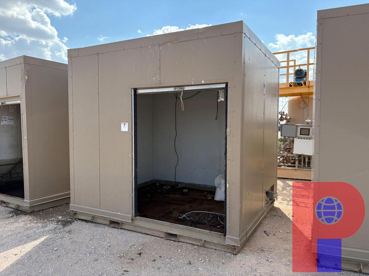Used 10’L X 8’4”W X 9’8”H CHEM SHED