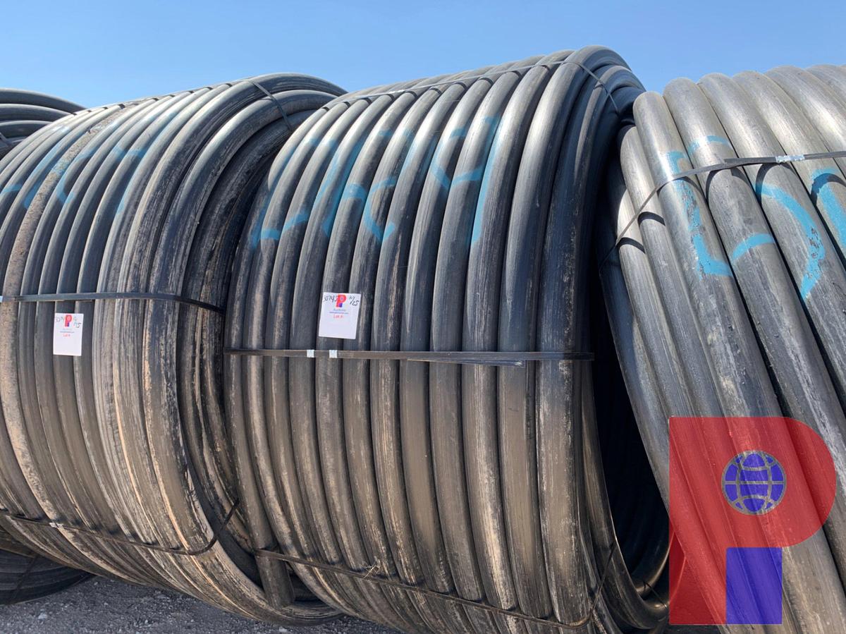 Used 1,000 FOOT ROLL OF 3” IPS DR9 POLY PIPE