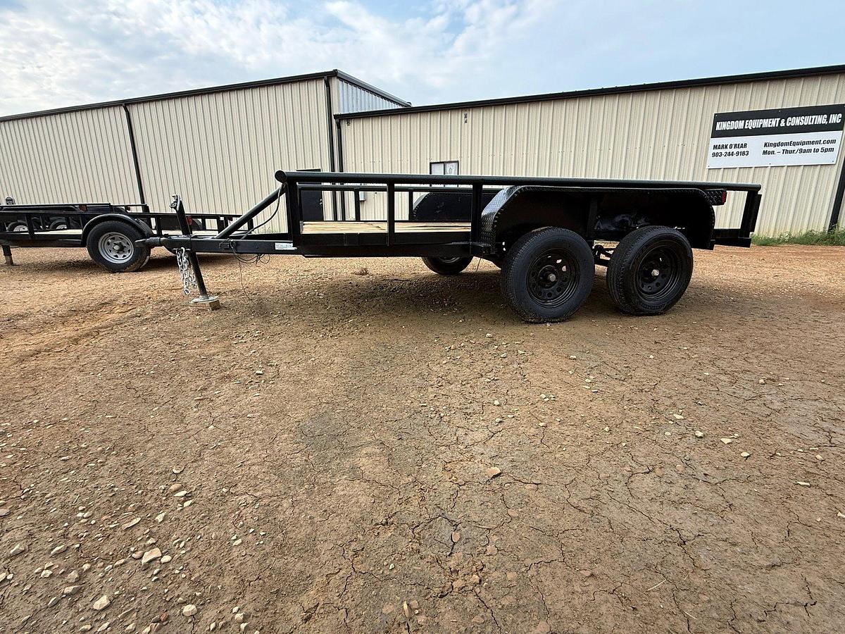 Used 2014 TIGER TRAILERS 12' X 6' T/A BP UTILITY TRAILER