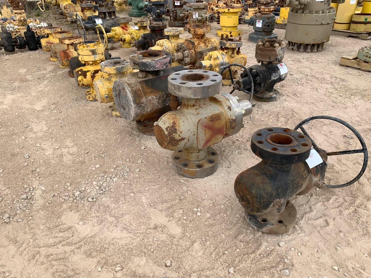 Used (9) 4” 5k Manual Gate Valves