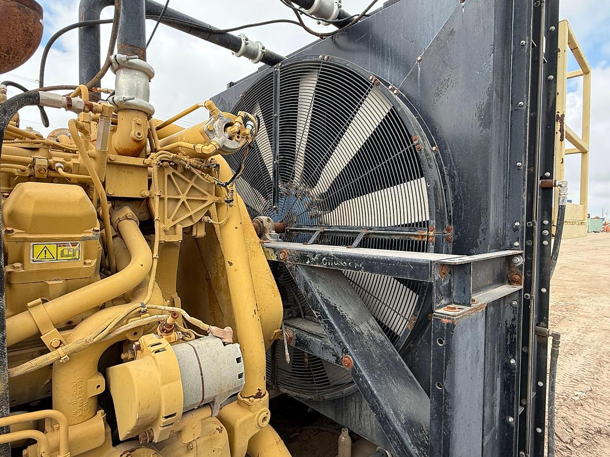 Used 2011 GARDNER DENVER PZ11 TRIPLEX DRILLING MUD PUMP P/B CATERPILLAR 3512, SKIDDED