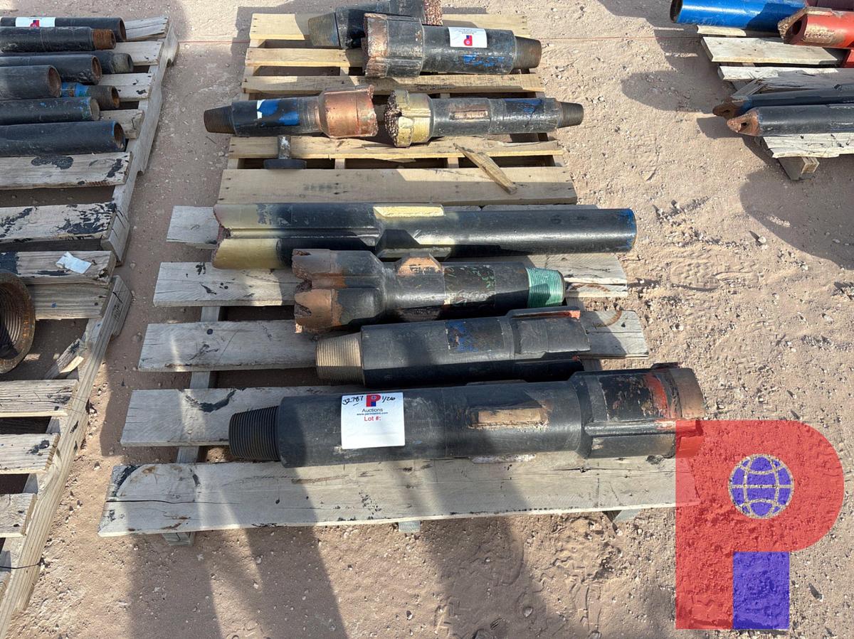 Used (4) bullnose & piranha mills, 6-3/4” - 8-1/2”od