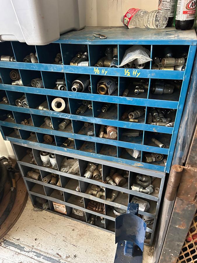 Used 40' Sea Container full of Tesco Top Drive Parts & Supplies