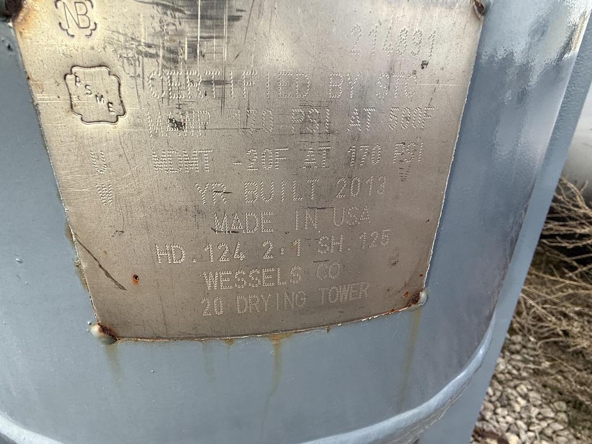 Used FS CURTIS RS-100 F 458 CFM 100 PSI SKIDDED AIR COMPRESSOR (INCOMPLETE)