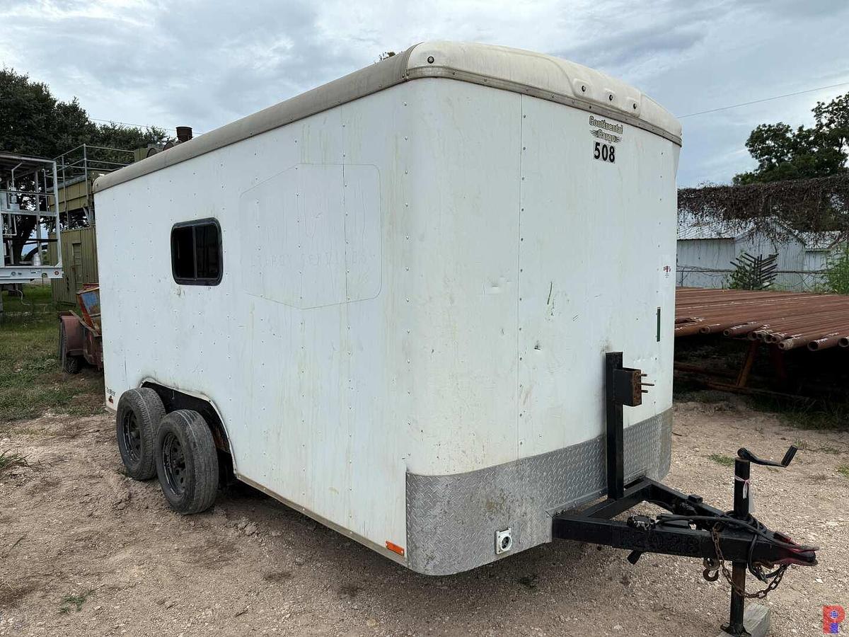 Used 2015 FOREST RIVER 14’ T/A CREW DOGHOUSE TRAILER