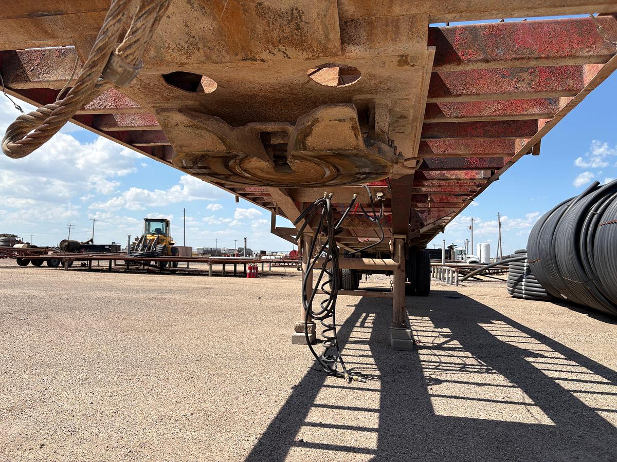 Used 1982 SHOPBUILT 40’ X 8’ T/A FLATBED TRAILER