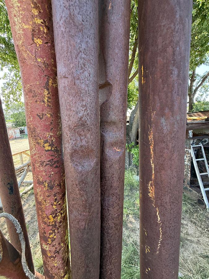 Used (2) 2.75” x 96” ELEVATOR LINKS
