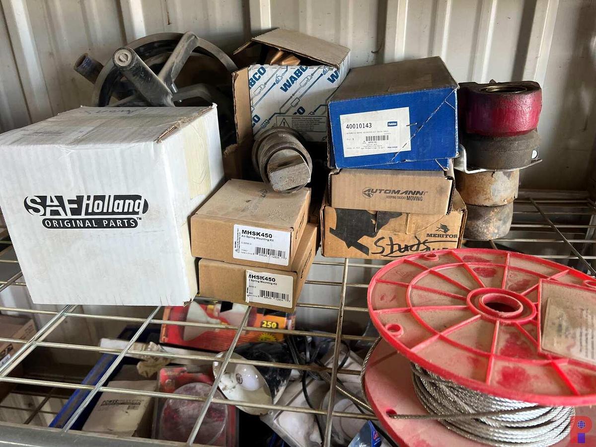 Used ENTIRE TW0 & THREE RACK SHELVES TO INCLUDE: 8-BREATHER FILTERS, AIR FILTERS, AIR FILTER REGULATER & SEE DETAILS