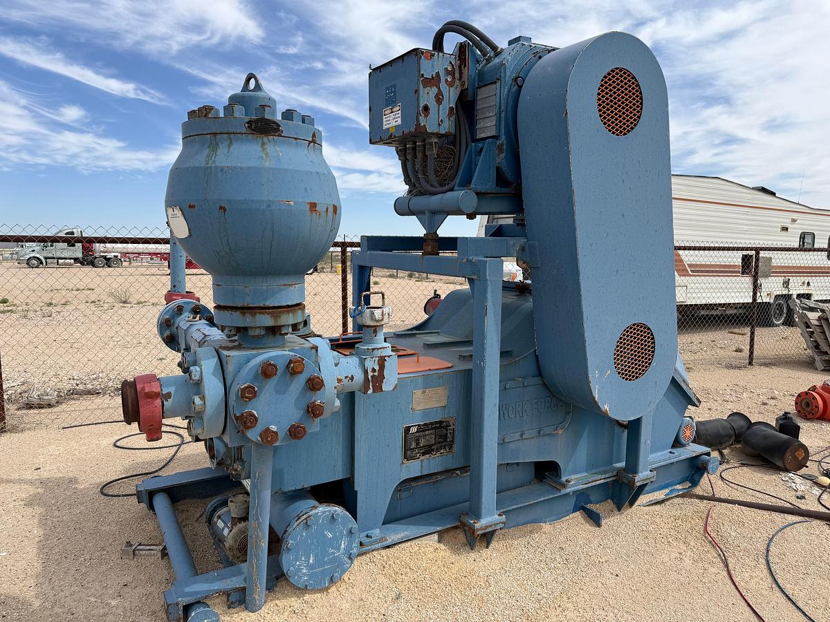 Used 2009 TSC UNITIZED WF700 5K WP TRIPLEX PUMP W/ D79 DC-MOTOR