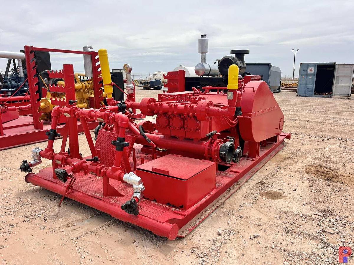 Used GARDNER DENVER TEE TRIPLEX PUMP UNIT, SKIDDED