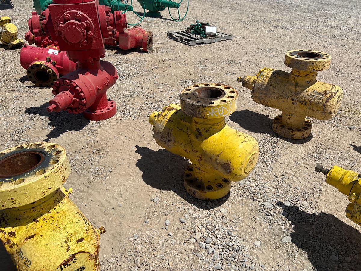 Used (5x$) (5) 7-1/16” 5K gate valves