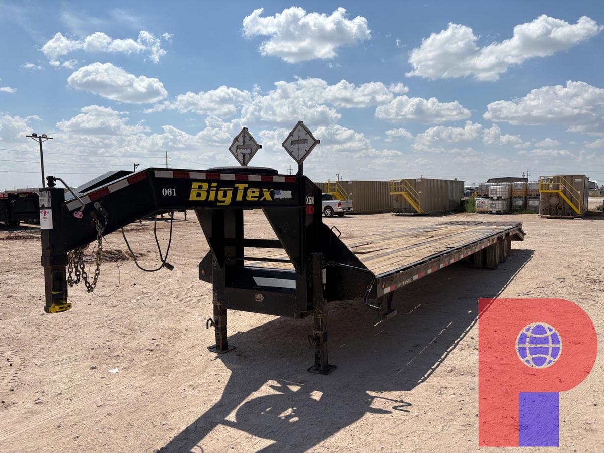 Used 2018 BIG TEX 40’ X 102” T/A GOOSENECK TRAILER