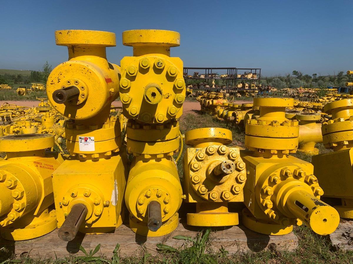 Used (6) 7-1/16 10k Gate Valves