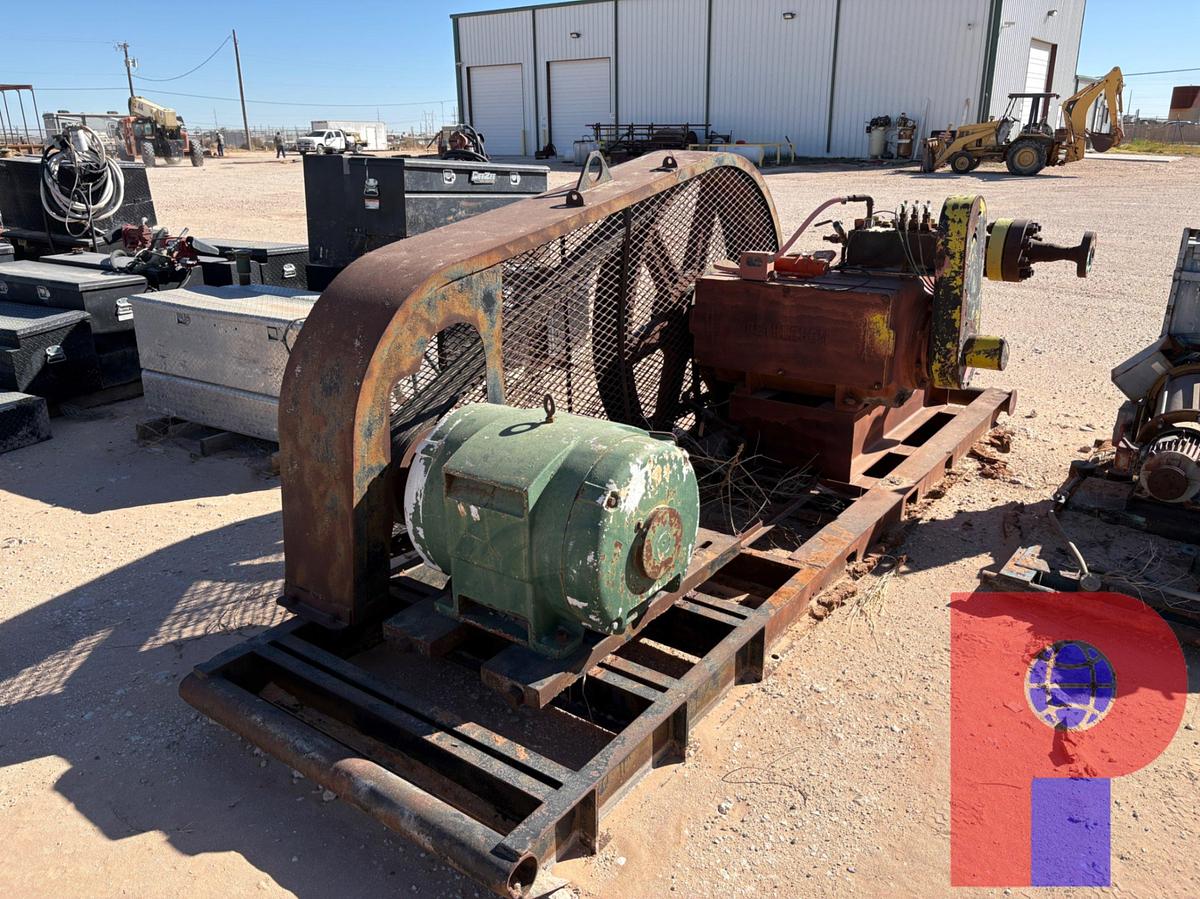 Used BETHLEHEM B-150 TRIPLEX PUMP, SKIDDED & INCOMPLETE PRESSURE WASHER SKID