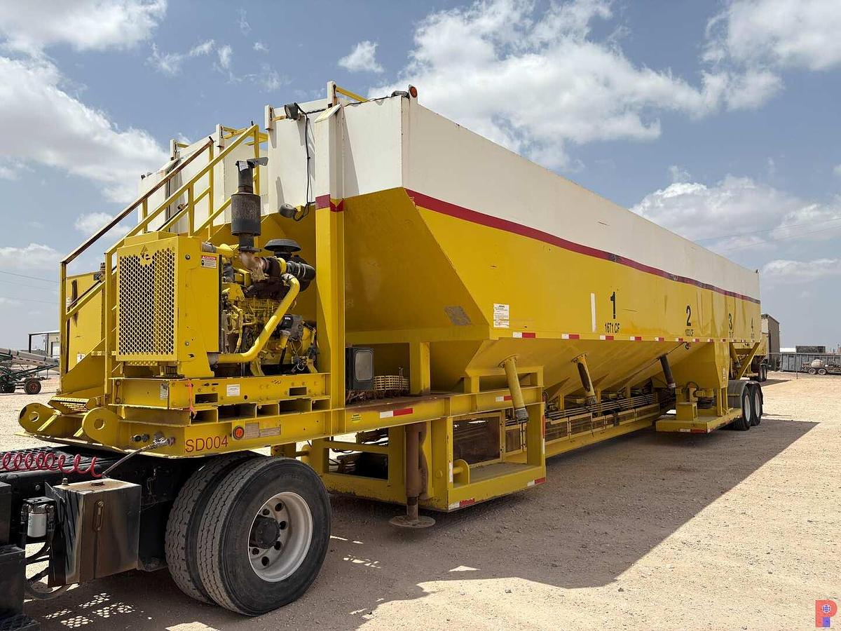 Used 2011 KEYSTONE OILFIELD FABRICATION MSB-4000 T/A SAND KING TRAILER