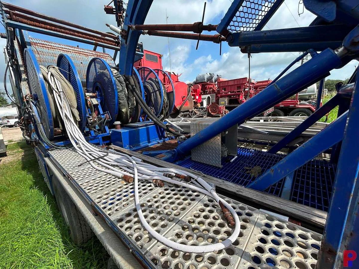 Used 1995 LEADER ENERGY COILED TUBING UNIT ON TRI AXLE TRAILER