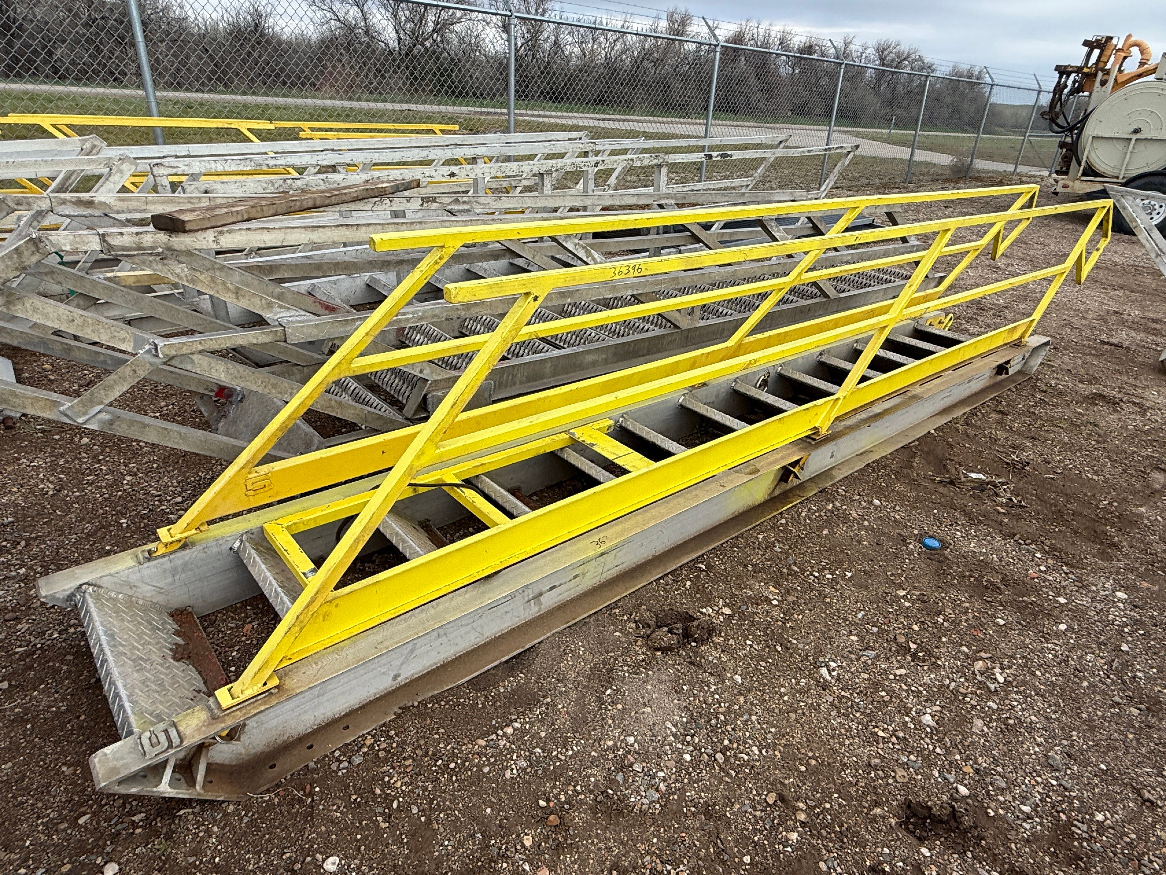 Used (3) 14’ ALUMINUM RIG LADDERS