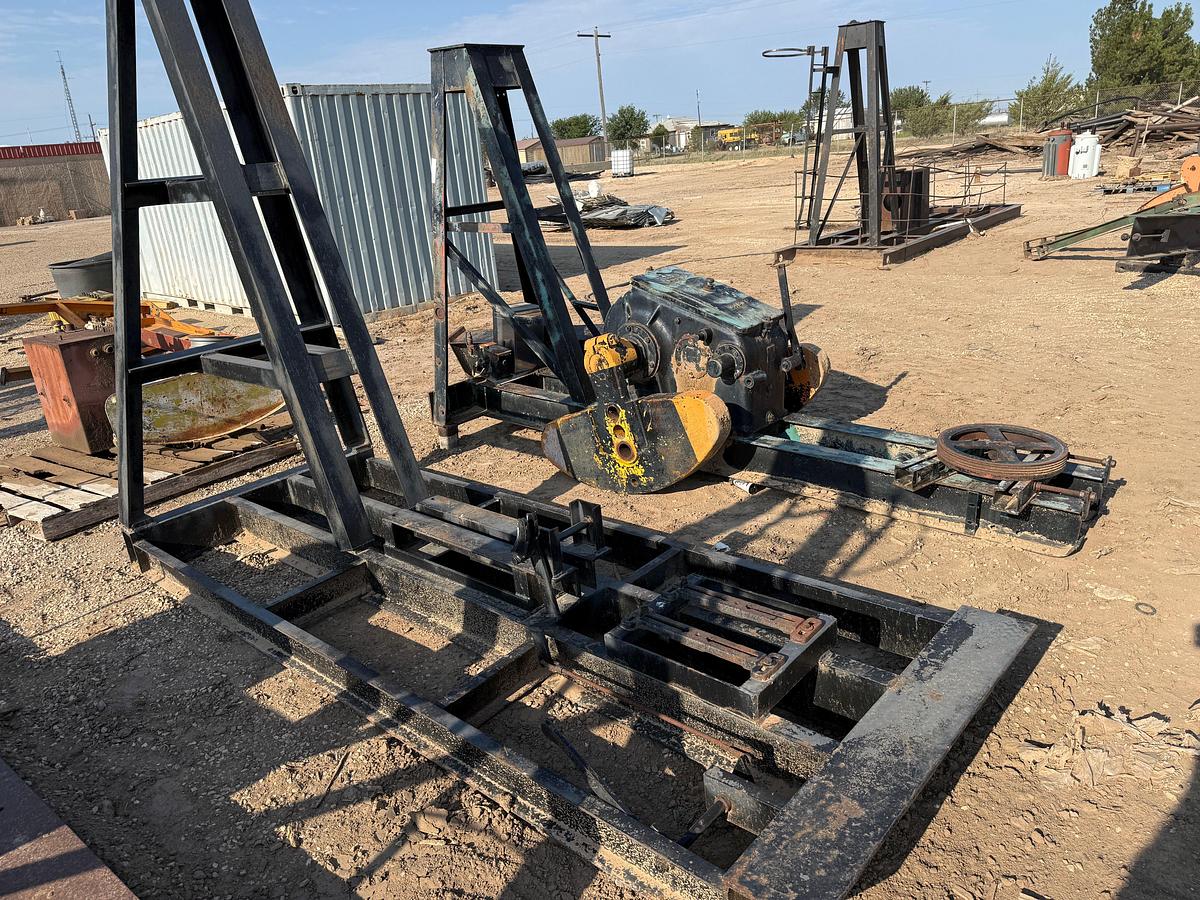 Used (1) CABOT 40 D, (1) CABOT TYPE 11 PUMPING UNIT GEAR BOXES, (3) SKIDS, & RELATED, INCOMPLETE F/ PARTS