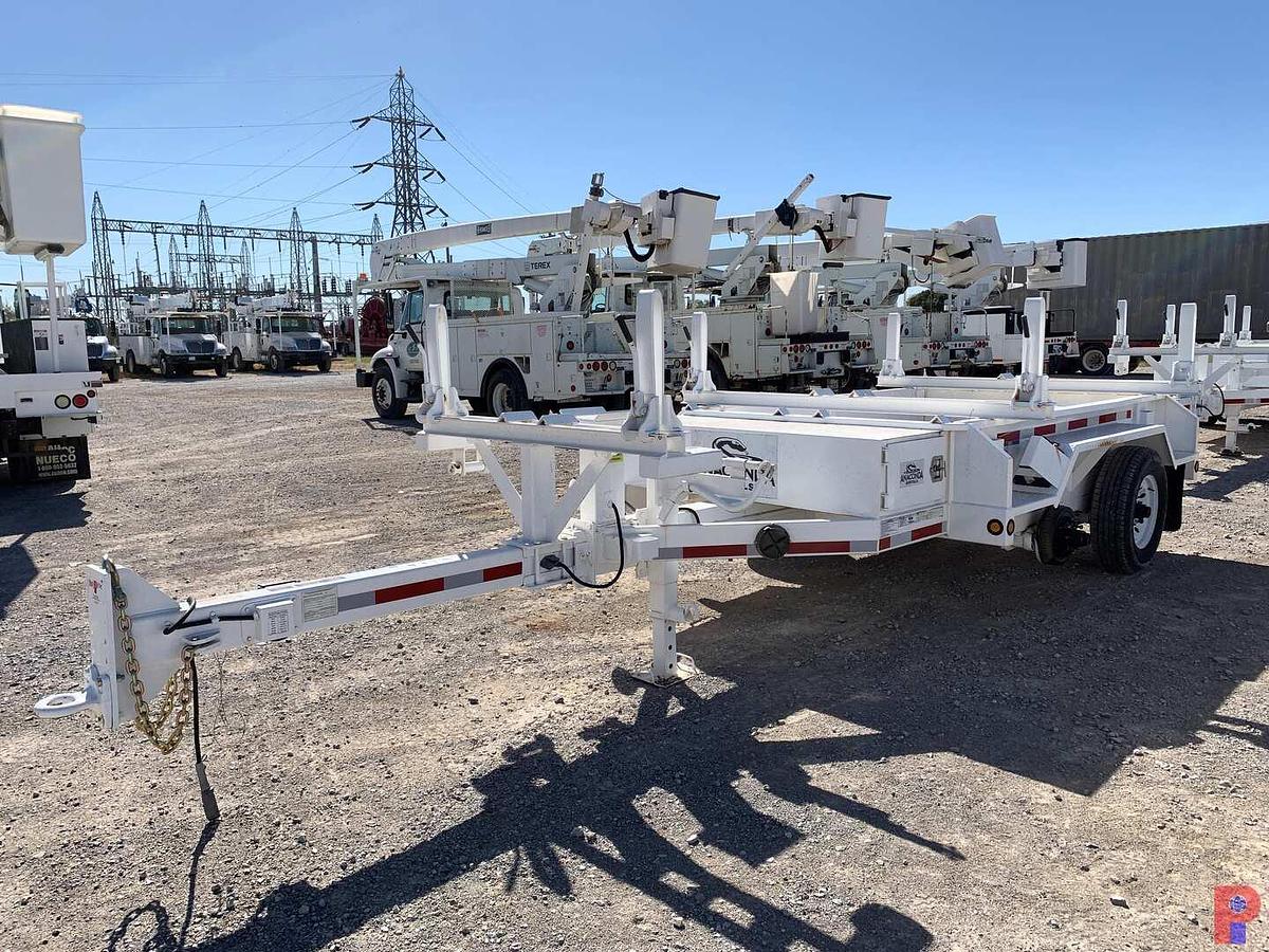Used 2017 BROOKS BROTHERS TRAILERS 21’ T/A PINTLE HITCH POLE TRAILER
