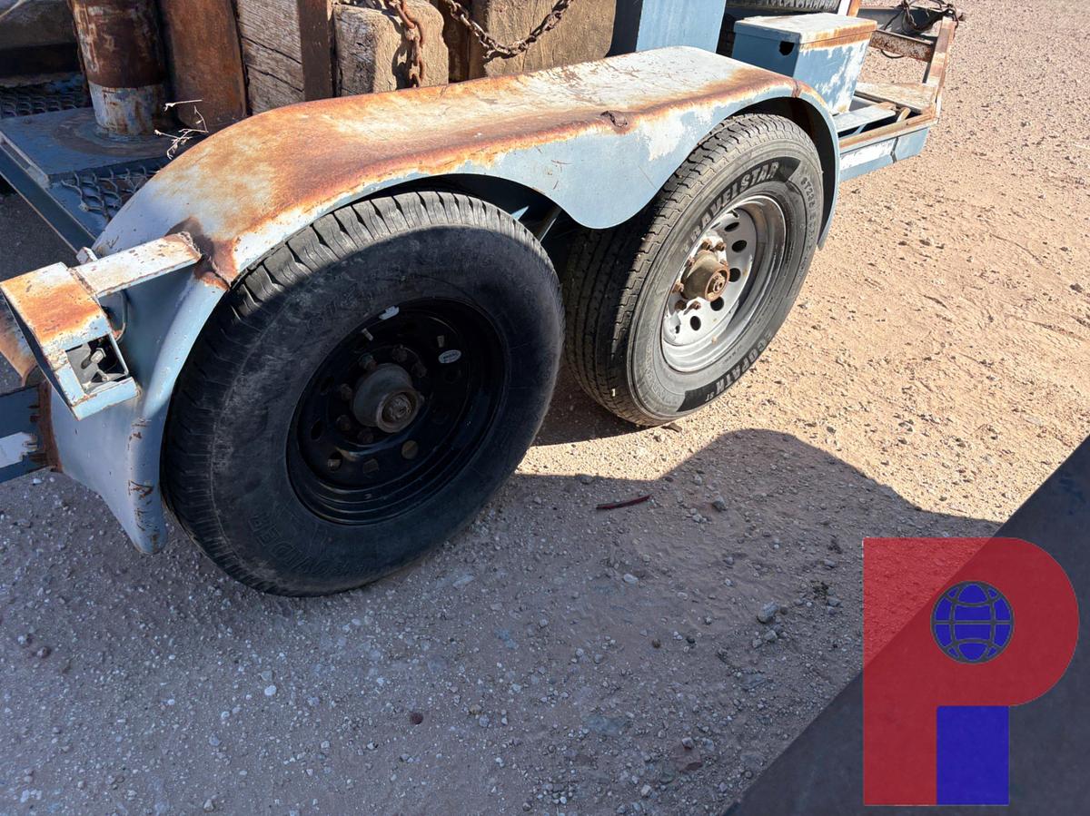 Used SHOPBUILT 10’ X 6’ T/A BUMPER PULL TRAILER W/ INCOMPLETE 2-STATION CLOSING UNIT