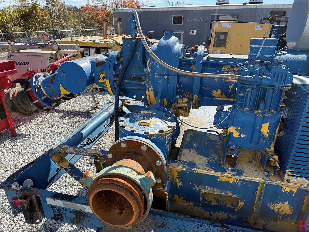 Used GODWIN HL225M 10X8 CENTRIFUGAL PUMP P/B CATERPILLAR C9 300 HP TOWABLE PUMP