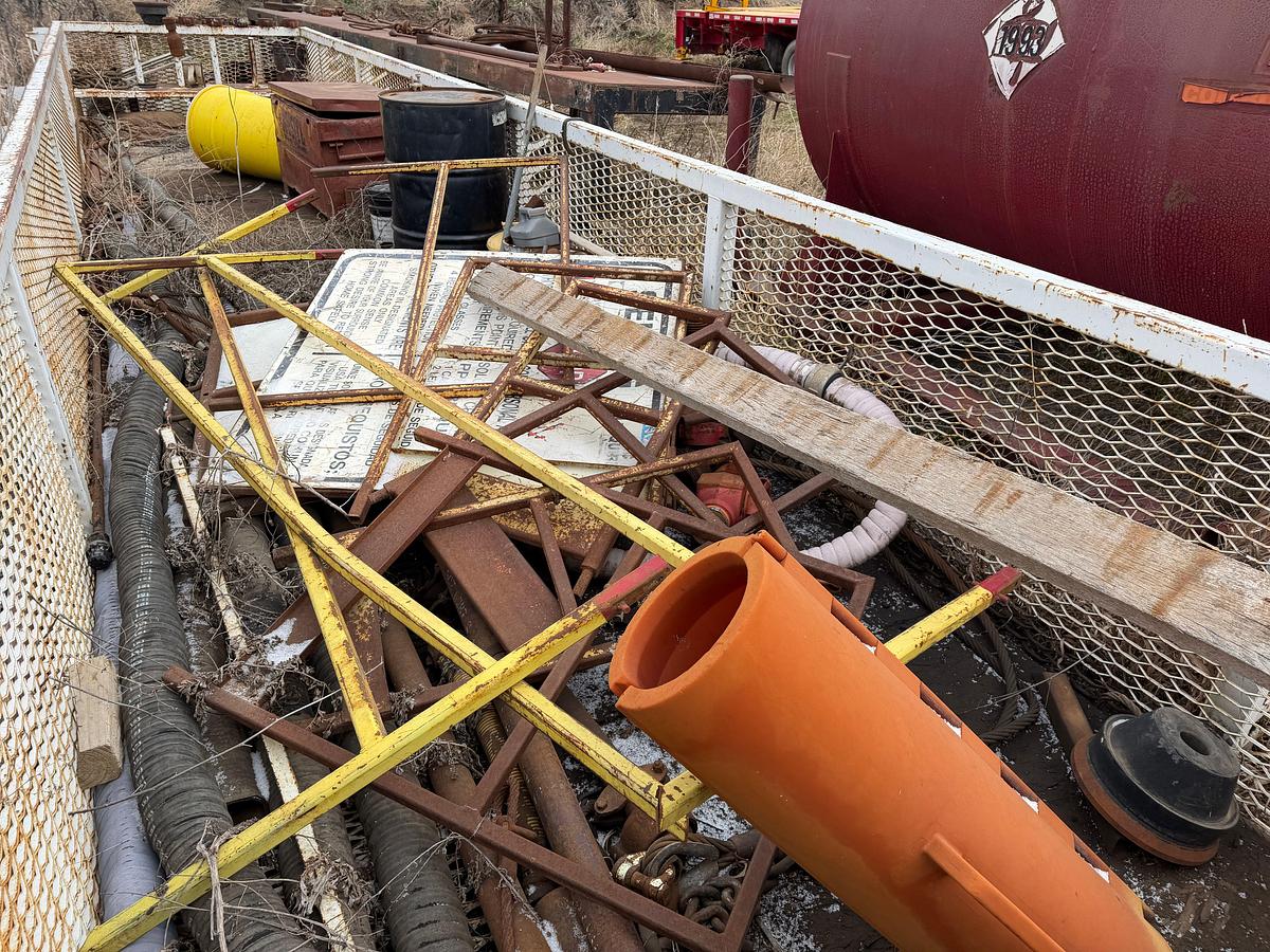 Used 40x8x3 SKIDDED TOOL BASKET