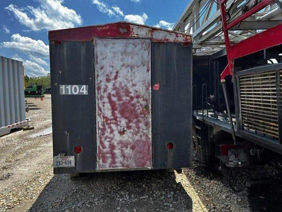 Used 12' X 7' T/A DOGHOUSE BP TRAILER