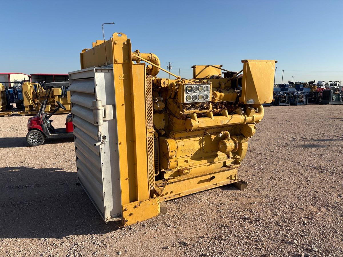 Used Cat D379 PCTA diesel engine w/ radiator