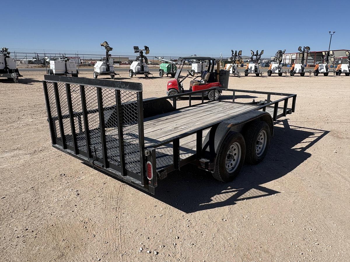 Used 2021 14’ x 6.5’ T/A BUMPER PULL UTILITY TRAILER