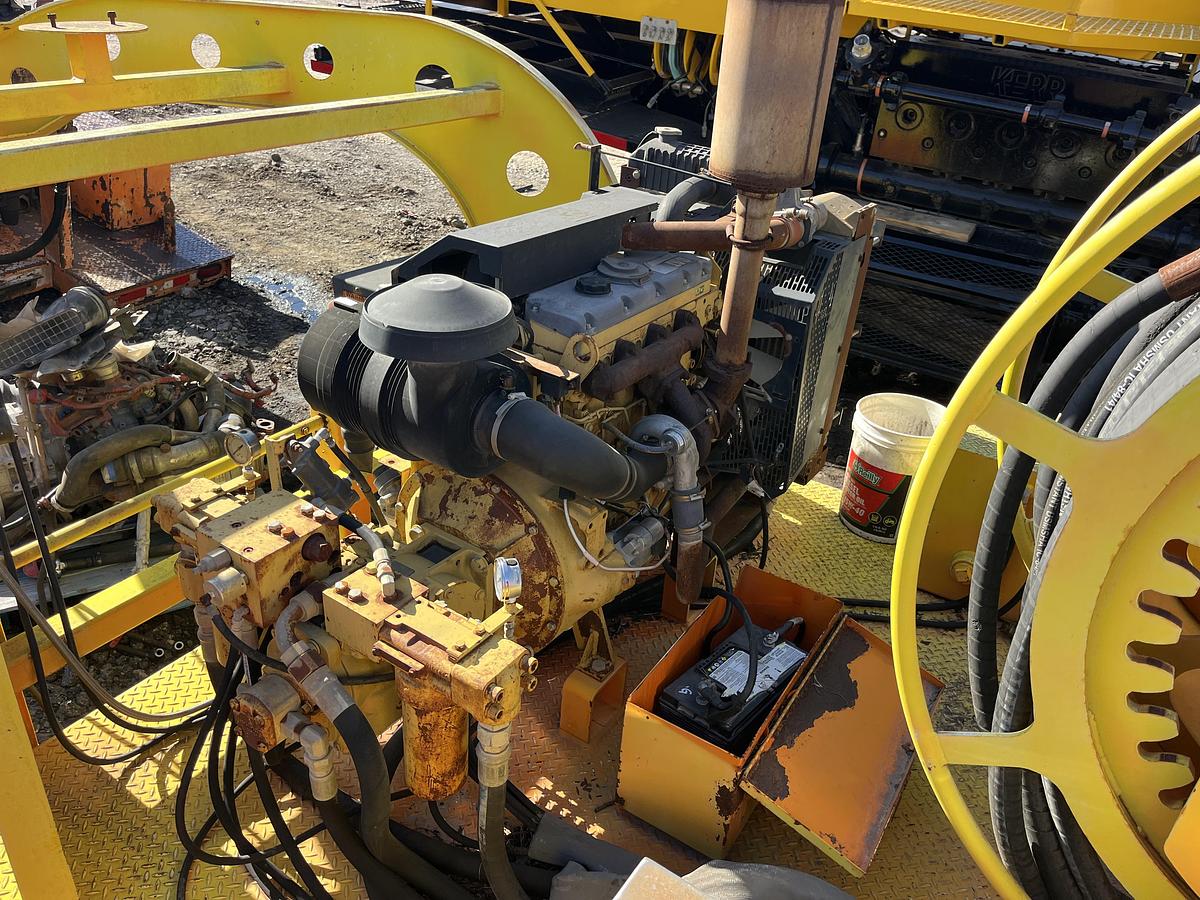 Used 2008 VENTURETECH XK-90 POWER SWIVEL MTD ON T/A GOOSENECK TRAILER