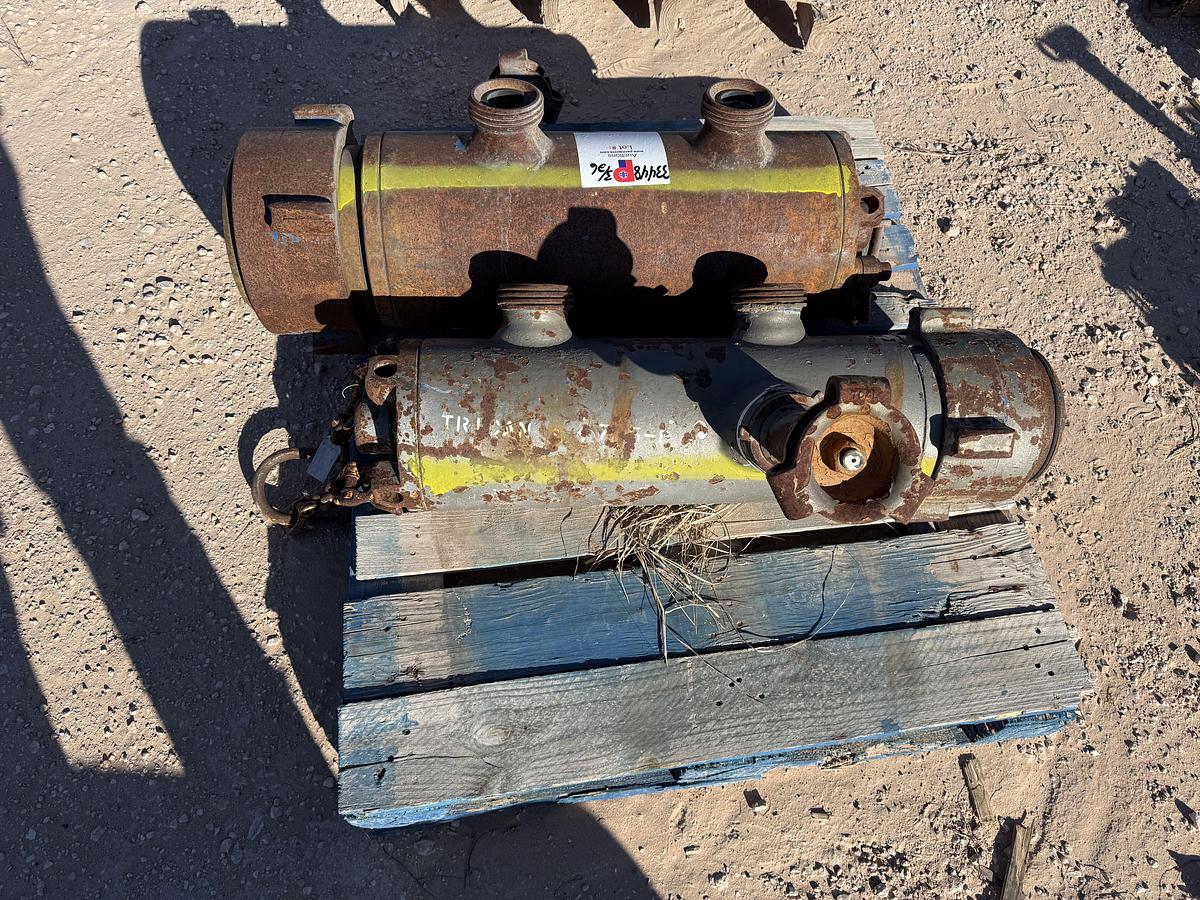 Used (2) MULTI-SIZE SINGLE PLUG CEMENT HEADS