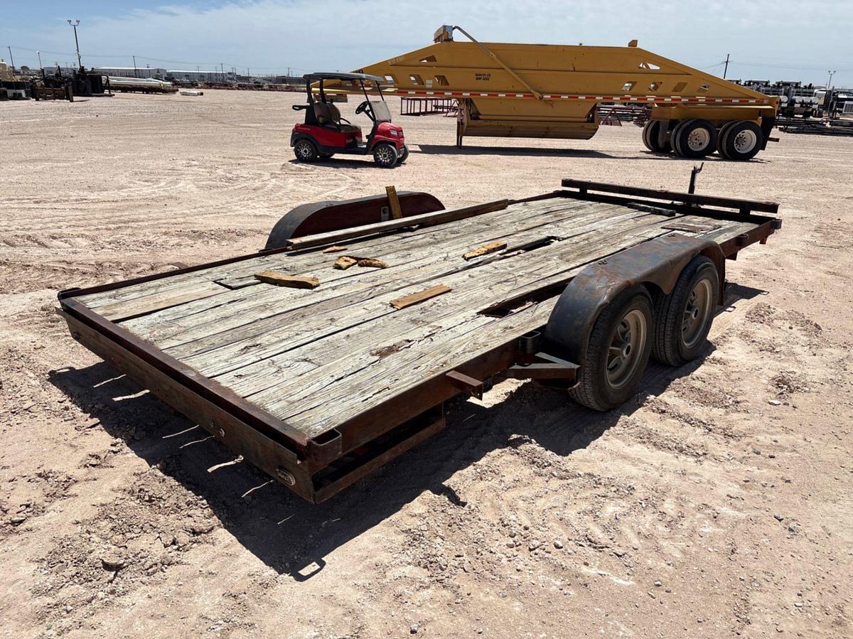 Used SHOPBUILT 16’ x 7’ T/A BUMPER PULL UTILITY TRAILER