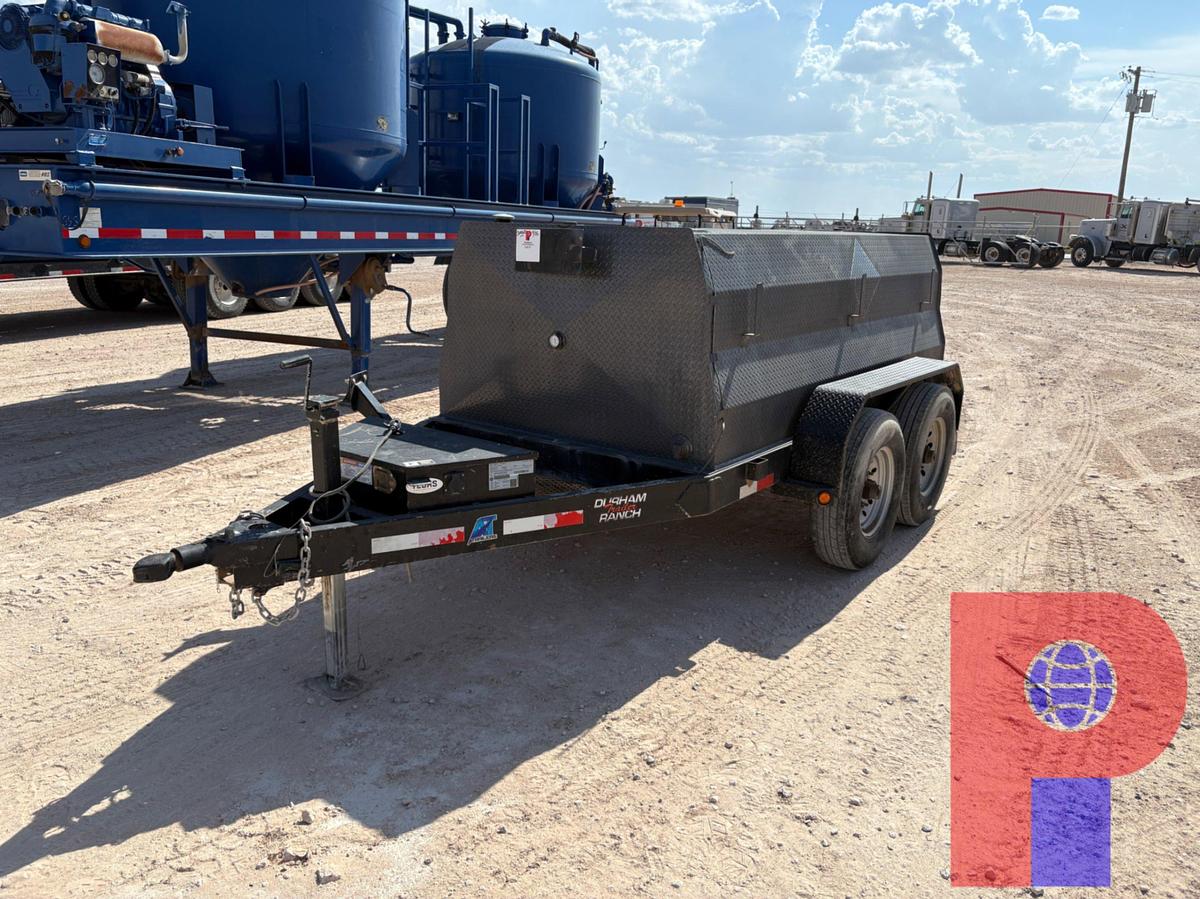 Used 2023 AT TRAILERS 9.5’ X 5’ X 3’ T/A BUMPER PULL FUEL TRAILER