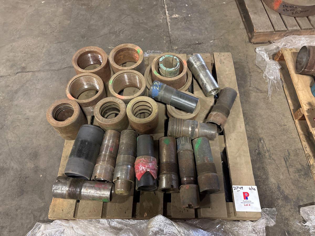 Used Pallet of assorted pipe nipples & collars