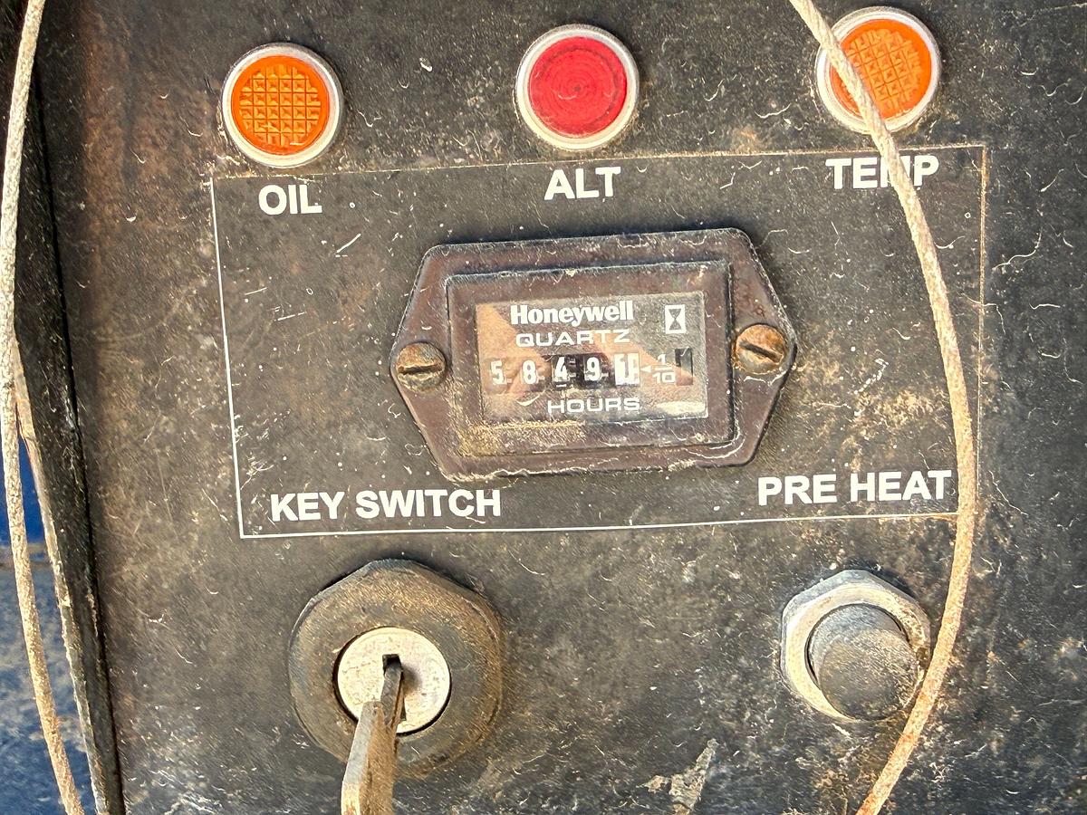 Used SELF CONTAINED 20K WP GREASE INJECTION UNIT COMBO P/B 8.4-KW ISUZU DIESEL GENERATOR