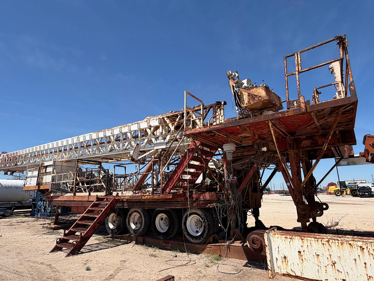 Used Walker Neer Apache 500 HP Trailer Mtd. Drilling Rig