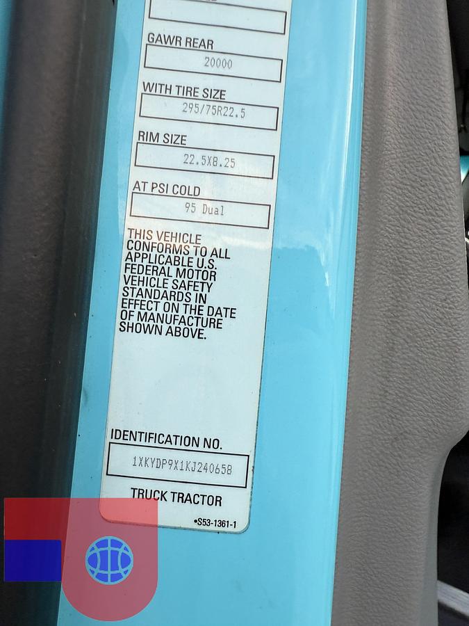 Used 2019 KENWORTH T680 T/A DUMP TRUCK