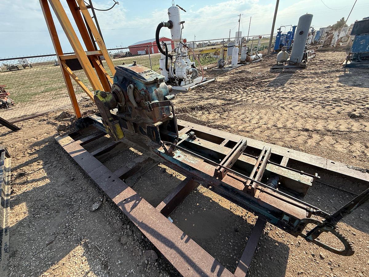 Used (1) CABOT 40 D, (1) CABOT TYPE 11 PUMPING UNIT GEAR BOXES, (3) SKIDS, & RELATED, INCOMPLETE F/ PARTS