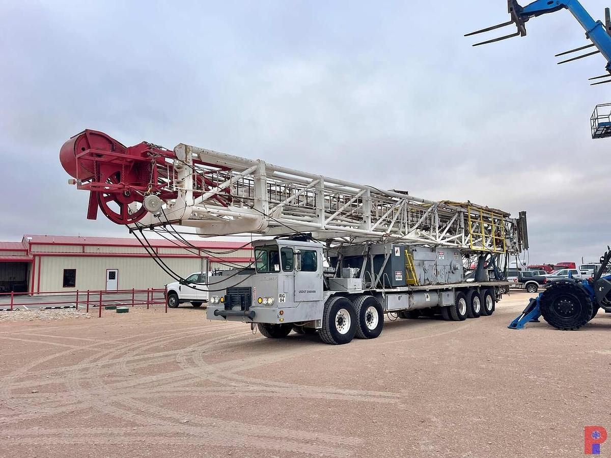 Used FRANKS 1287/160 DD 108’-269K 5-AXLE WELL SERVICE WORKOVER RIG
